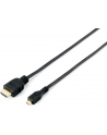 Equip HighSpeed HDMI to microHDMI Adapter Cable M/M 2m black (119308) - nr 7