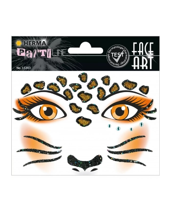 Herma Leopard naklejka do zdobienia twarzy