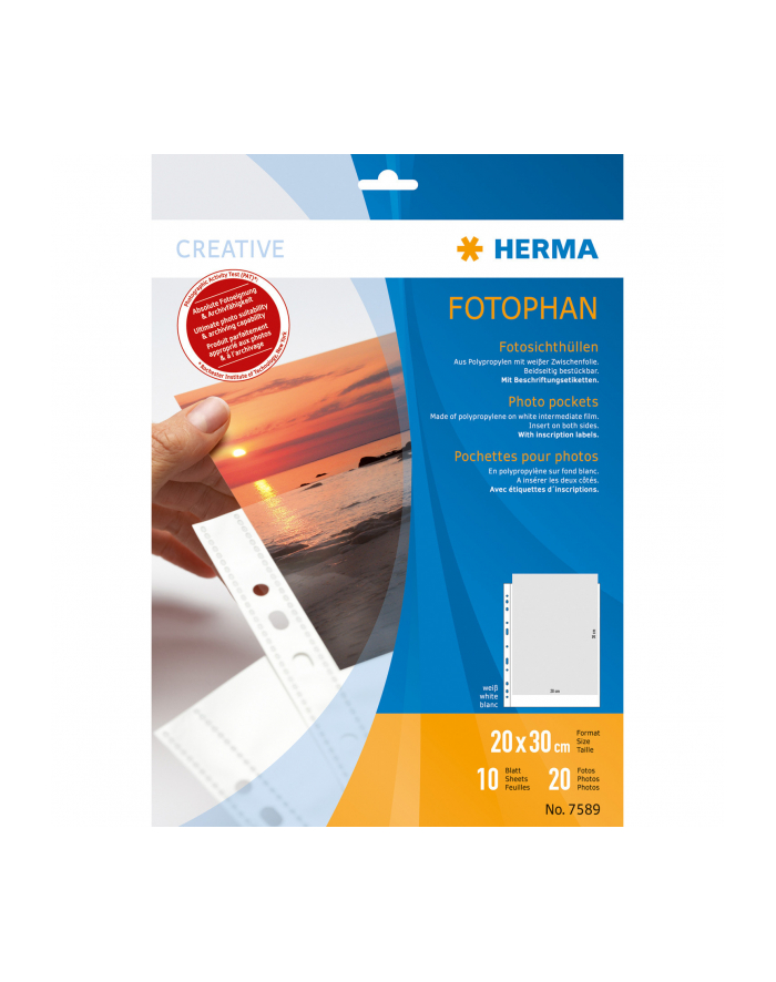 Herma Koszulki na dokumenty 200 x 300mm 10szt. główny