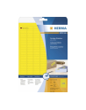 Herma Etykiety samoprzylepne 4243 A4 25.4 x 10mm papier matowy żółty 3780 szt 4243 - nr 6