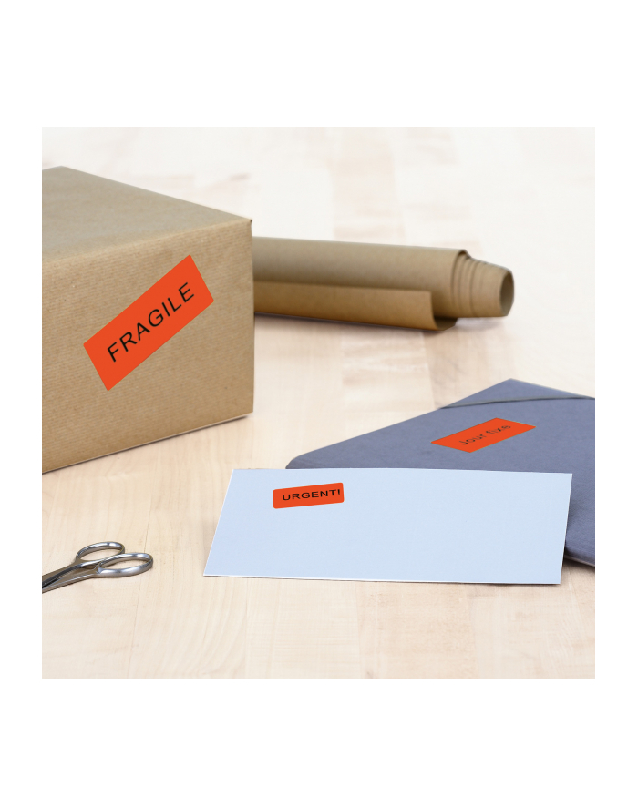 Herma Etykiety kolorowe 4467 A4 70 x 37mm papier matowy czerwony 480 szt 4467 główny