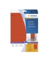 Herma Etykiety kolorowe Special 5092 na segregatory A4 czerwone 192 x 38mm papier matowy nieprzejrzysty 140szt. zaokrąglone narożniki. 5092 - nr 1