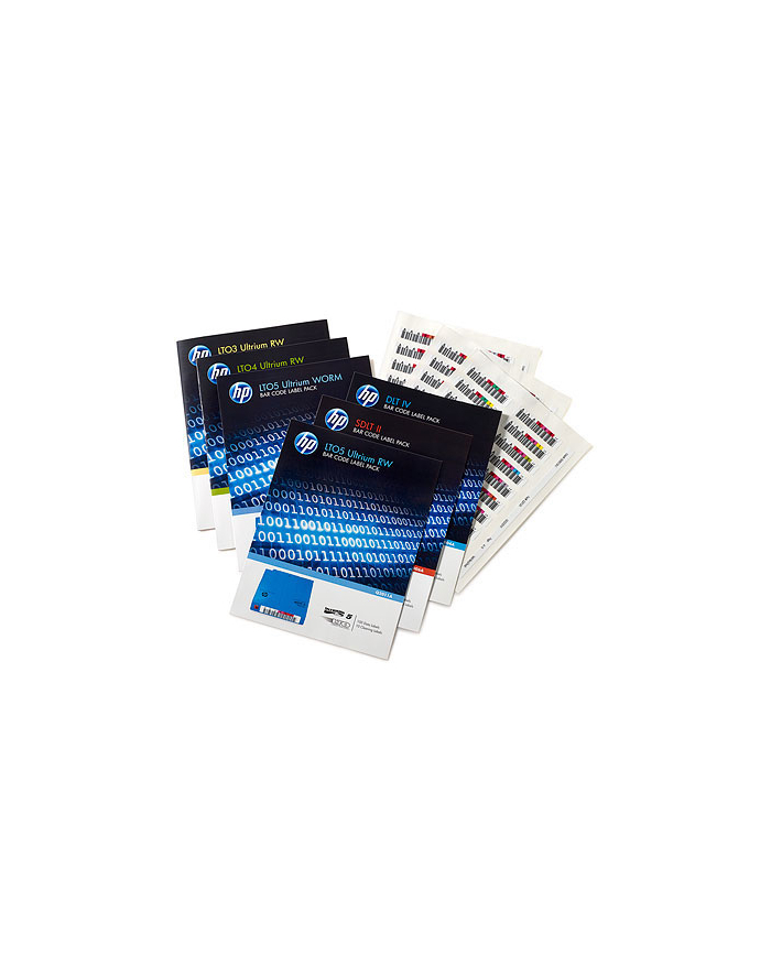 Naklejka HP LTO-6 Ultrium RW Bar Code Label Pack główny