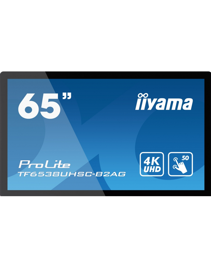 Iiyama ProLite - 165.1 cm (65'') - IPS - 3840 x 2160 pixels - 500 cd/m² - 4K Ultra HD - 16:9 główny