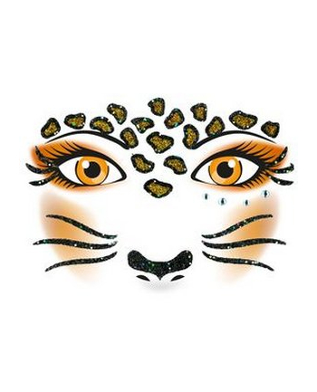 Herma Leopard naklejka do zdobienia twarzy
