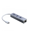 Inter-Tech Argus IT-410-S USB hub - 3 - Srebrny (88885472) - nr 1