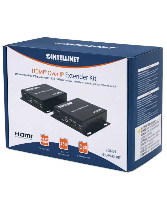 INTELLINET EXTENDER HDMI OVER IP 1080P ODBIORNIK I NADAJNIK  (208284) główny