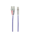 Intellinet Network Solutions Patchcord światłowodowy LC/SC OM4 50/125um Duplex Multimode 1m fioletowy (751049) - nr 21