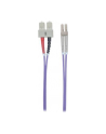Intellinet Network Solutions Patchcord światłowodowy LC/SC OM4 50/125um Duplex Multimode 1m fioletowy (751049) - nr 25