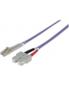 Intellinet Network Solutions Patchcord światłowodowy LC/SC OM4 50/125um Duplex Multimode 1m fioletowy (751049) - nr 27