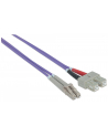 Intellinet Network Solutions Patchcord światłowodowy LC/SC OM4 50/125um Duplex Multimode 1m fioletowy (751049) - nr 29