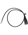 Jabra Cord with QD to special plug RJ 45, straight 0,5 meters, for Siemens Open Stage (8800-00-94) - nr 10