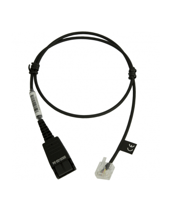 Jabra Cord with QD to special plug RJ 45, straight 0,5 meters, for Siemens Open Stage (8800-00-94)