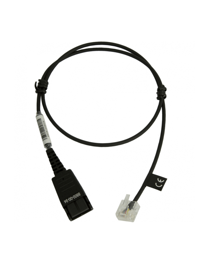 Jabra Cord with QD to special plug RJ 45, straight 0,5 meters, for Siemens Open Stage (8800-00-94) główny