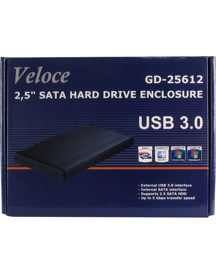 Inter-Tech Kieszeń Veloce GD-25612 USB 3.0 (88884056) główny