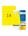 Herma Etykiety kolorowe 5058 A4 105 x 42,3mm papier matowy żółty 280 szt 5058 - nr 2