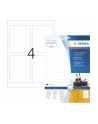 Herma Etykiety na butelki biały 90 x 120mm do drukarek atramentowych Błyszczący błyszczący papier 40szt. 8882 - nr 3