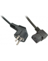 Lindy CEE7/7 -IEC 320 3m Czarny (30302) - nr 11