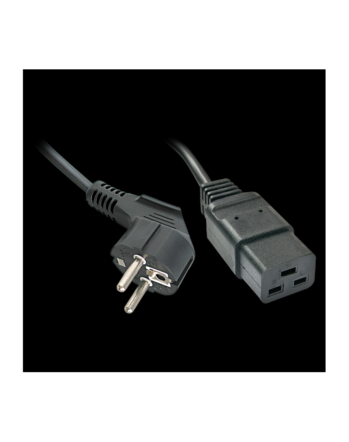 Lindy Kabel zasilający Schuko IEC C19 2m  LY30344 główny