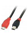 Lindy 31718 Kabel USB OTG Micro USB B Mini USB B 1m - nr 4