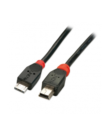 Lindy Kabel USB 2.0 typu Micro A - Mini B - 0,5m 31957