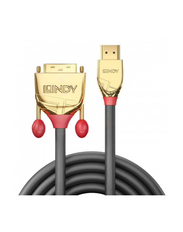 Lindy Kabel HDMI/ DVI-D Gold Line 1m (LY36194) główny