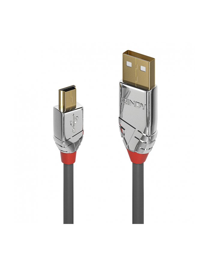 Lindy 36630 Kabel USB 2.0 A-Mini-B Cromo Line 0,5m (ly36630) główny