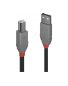 Lindy Kabel USB 2.0 A-B czarny Anthra Line 0,2m  LY36670 - nr 7