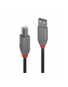 Lindy Kabel USB 2.0 A-B czarny Anthra Line 0,5m  LY36671 - nr 8