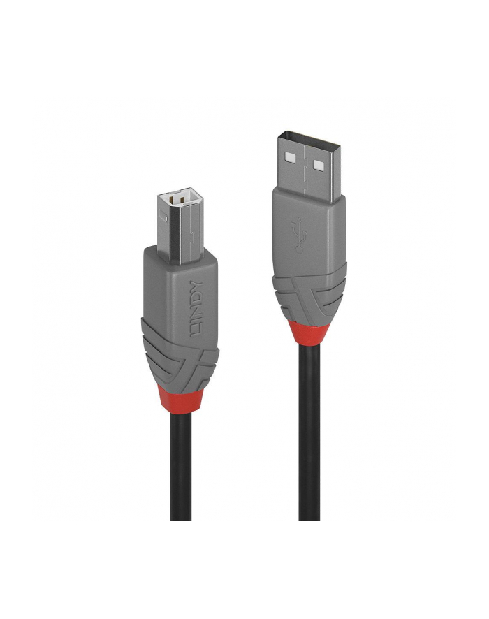 Lindy Kabel USB 2.0 A-B czarny Anthra Line 1m  LY36672 główny