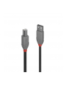 Lindy Kabel USB 2.0 A-B czarny Anthra Line 1m  LY36672 - nr 1
