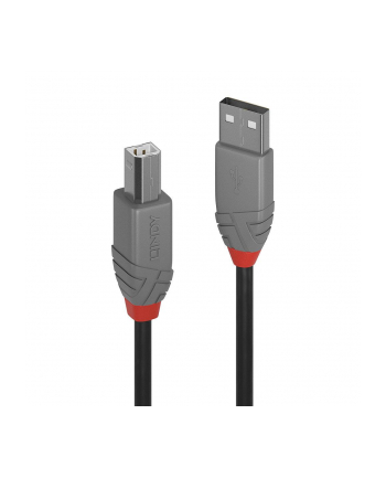 Lindy Kabel USB 2.0 A-B czarny Anthra Line 2m  LY36673