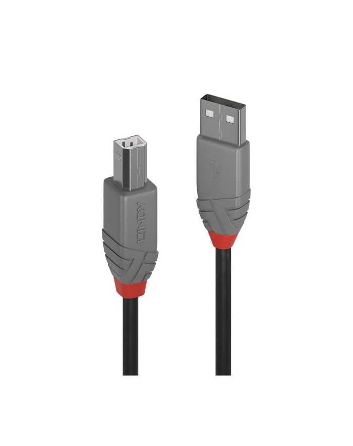 Lindy Kabel USB 2.0 A-B czarny Anthra Line 2m  LY36673 główny