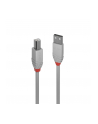 Lindy Kabel USB 2.0 A-B szary Anthra Line 0,5m  LY36681 - nr 3