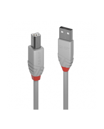 Lindy Kabel USB 2.0 A-B szary Anthra Line 0,5m  LY36681