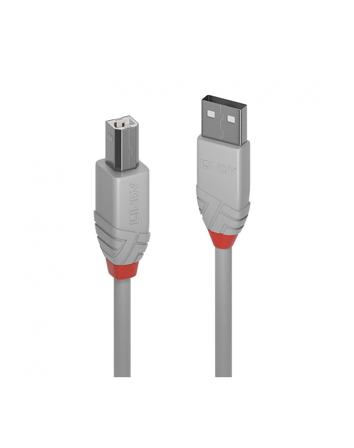 Lindy Kabel USB 2.0 A-B szary Anthra Line 0,5m  LY36681 główny