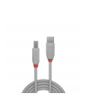 Lindy 36682 Kabel USB 2.0 A-B szary Anthra Line 1m (ly36682) - nr 1