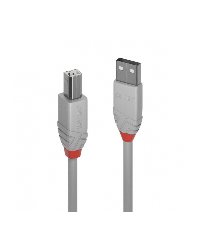 Lindy 36683 Kabel USB 2.0 A-B szary Anthra Line 2m (ly36683) główny