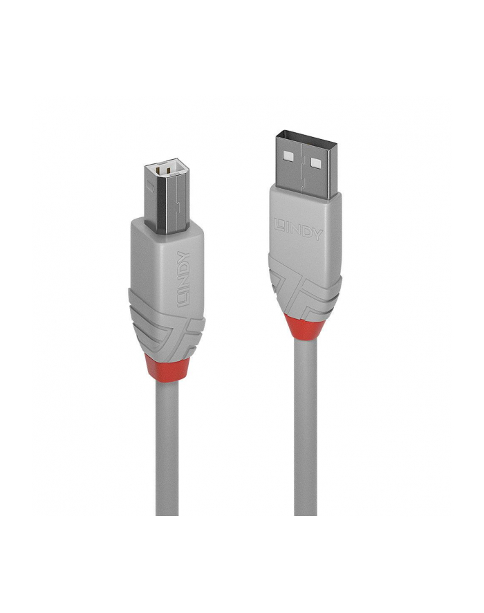 Lindy Kabel USB 2.0 A-B szary Anthra Line 3m  LY36684 główny