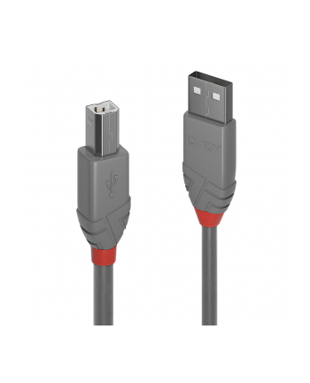 Lindy 36685 Kabel USB 2.0 A-B szary Anthra Line 5m (ly36685)