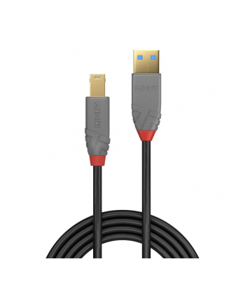 Lindy 36741 Kabel USB 3.0 typ A-B Anthra Line 1m (ly36741)