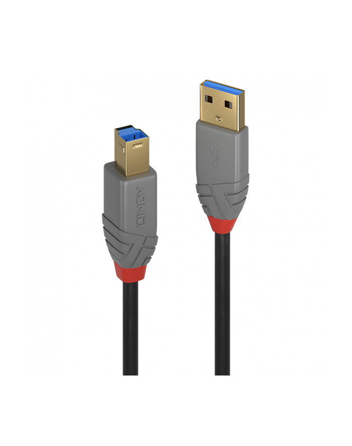 Lindy 36742 Kabel USB 3.0 typ A-B Anthra Line 2m (ly36742) główny