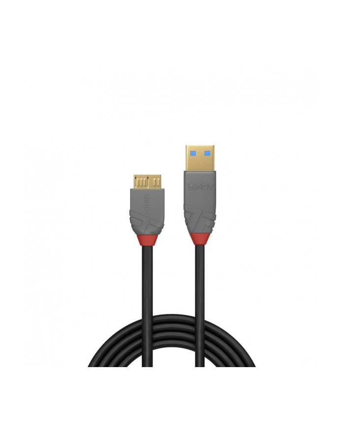 Lindy 36766 Kabel USB 3.0 A-Micro-B Anthra Line 1m (ly36766) główny