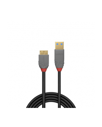Lindy 36768 Kabel USB 3.0 A-Micro-B Anthra Line 3m (ly36768)