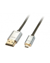 Lindy Kabel Lindy Lindy 41679 Kabel HDMI - Micro HDMI High Speed 2.0b z Ethernet i 4K Ultra HD Slim CROMO - 4,5m (41679) - nr 3