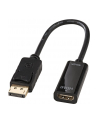 LINDY DisplayPort - HDMI (M/Ż) Czarny 0.15m (41718) - nr 3