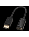 LINDY DisplayPort - HDMI (M/Ż) Czarny 0.15m (41718) - nr 4