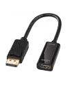 LINDY DisplayPort - HDMI (M/Ż) Czarny 0.15m (41718) - nr 5