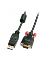 Lindy 41940 Kabel Display Port - VGA 0,5m (LY41940) - nr 1