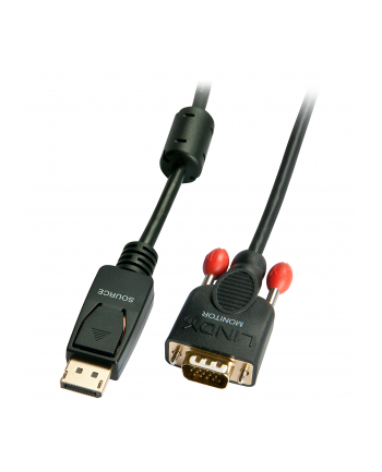 Lindy 41943 Kabel Display Port - VGA 3m (LY41943) nr 2